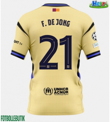 Barcelona Frenkie de Jong #21 Bortatröja 2025-26 Kortärmad